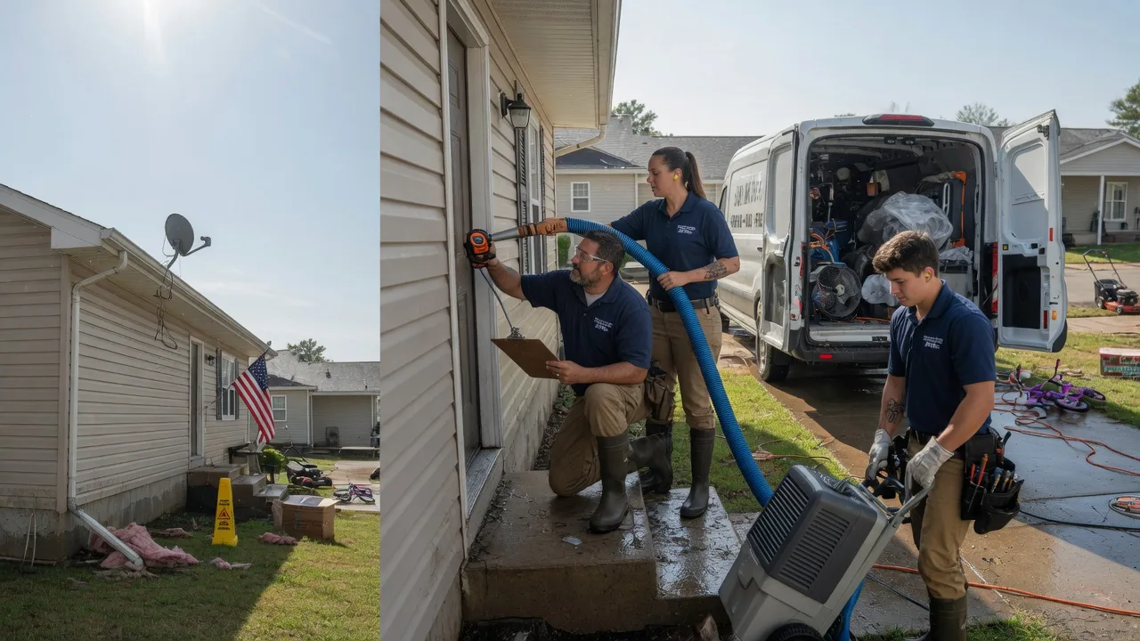 Ceiling Water Damage Restoration in Clark, PA near me